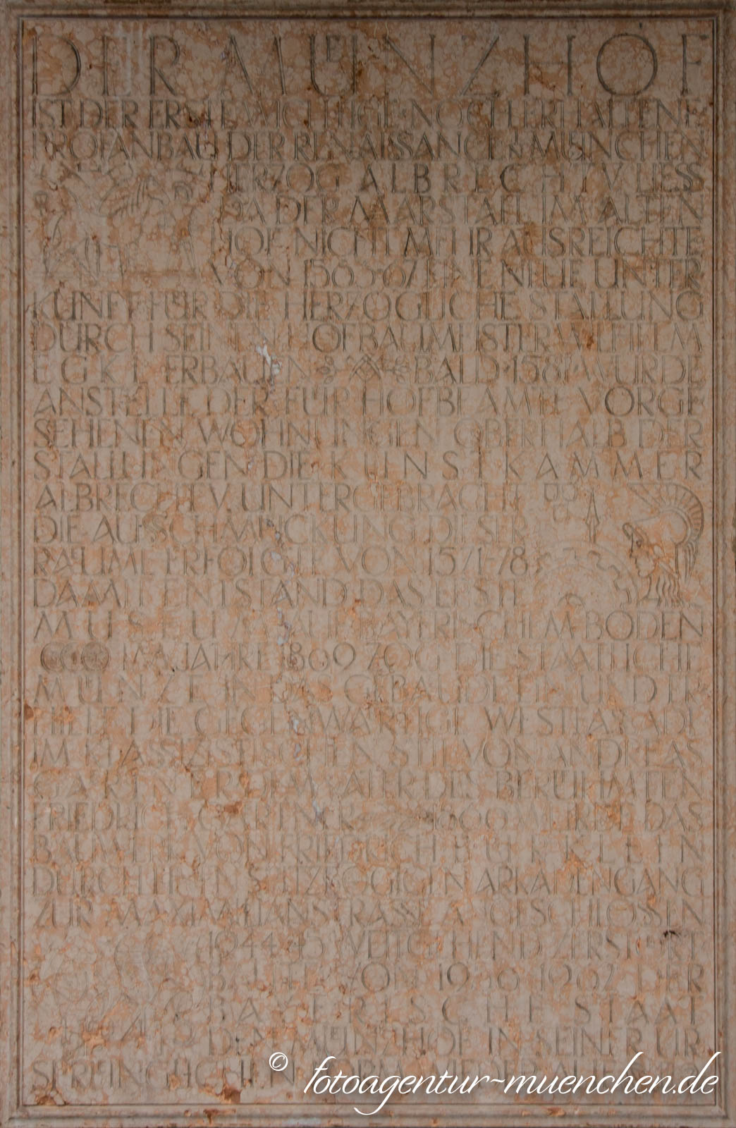 Gedenktafel - Münzhof