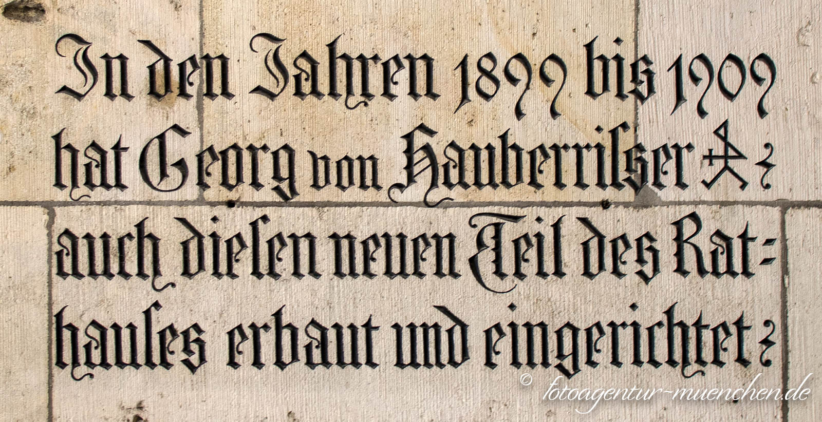 Neues Rathaus - Georg Hauberrisser