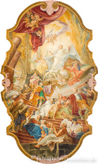 Gerhard Willhalm - Deckenfresko - Heilig-Geist-Kirche