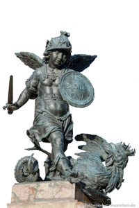 Gerhard Willhalm – Mariensäule - Putti mit Basilisk