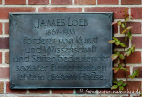 Gedenktafel für James Loeb – Foto aus München