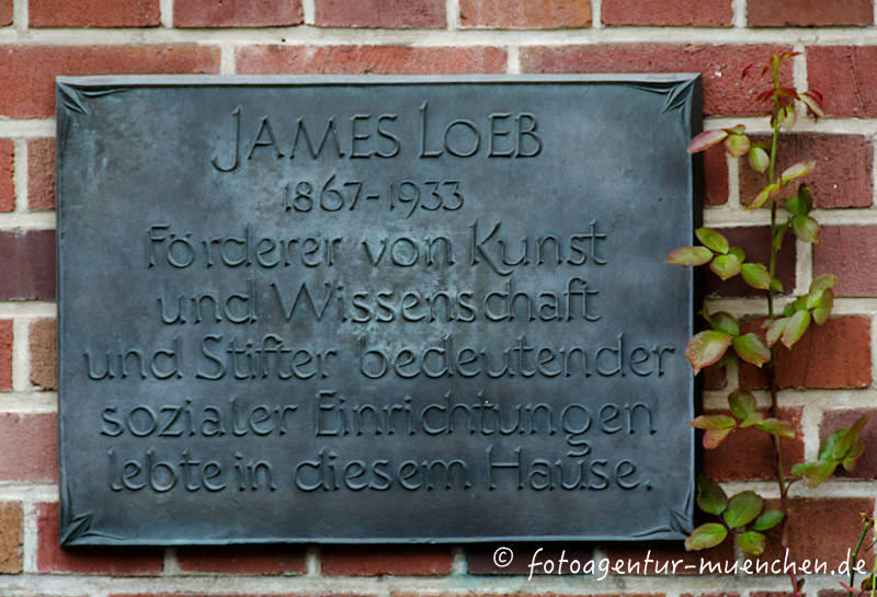 Gedenktafel - James Loeb – Denkmal/Kunstwerk in München