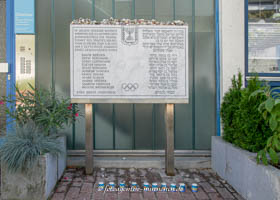 Gedenktafel - Olympia-Attentat – Foto aus München
