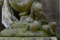 Puttti mit Totenkopf – Foto aus München