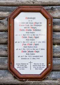 Marienklause - Gedenktafel – Foto aus München