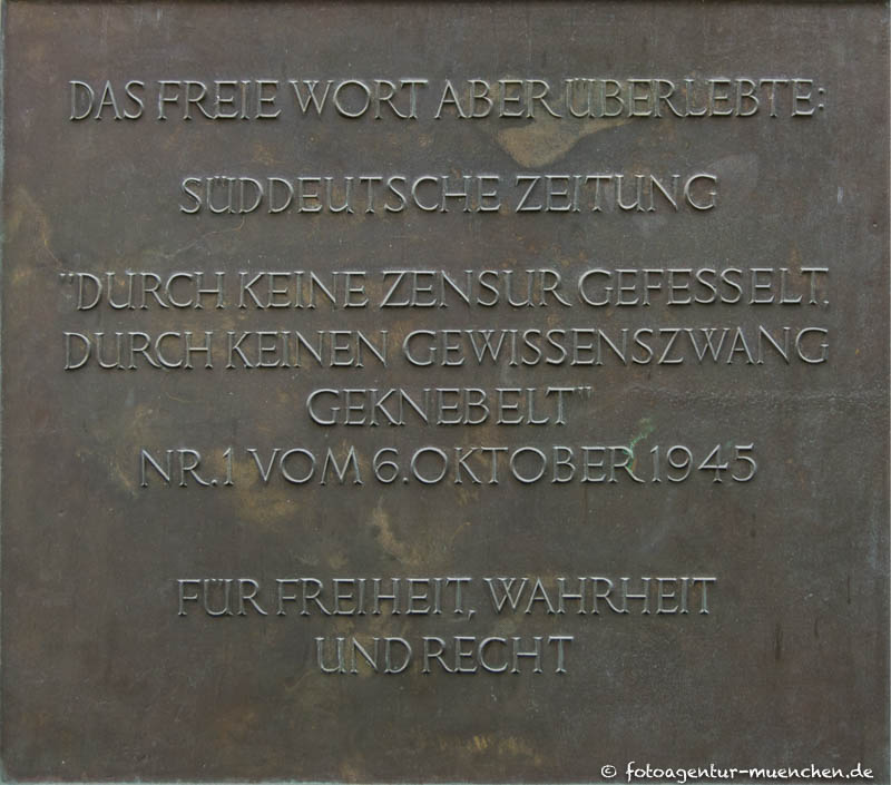 Süddeutsche Zeitung – Denkmal/Kunstwerk in München