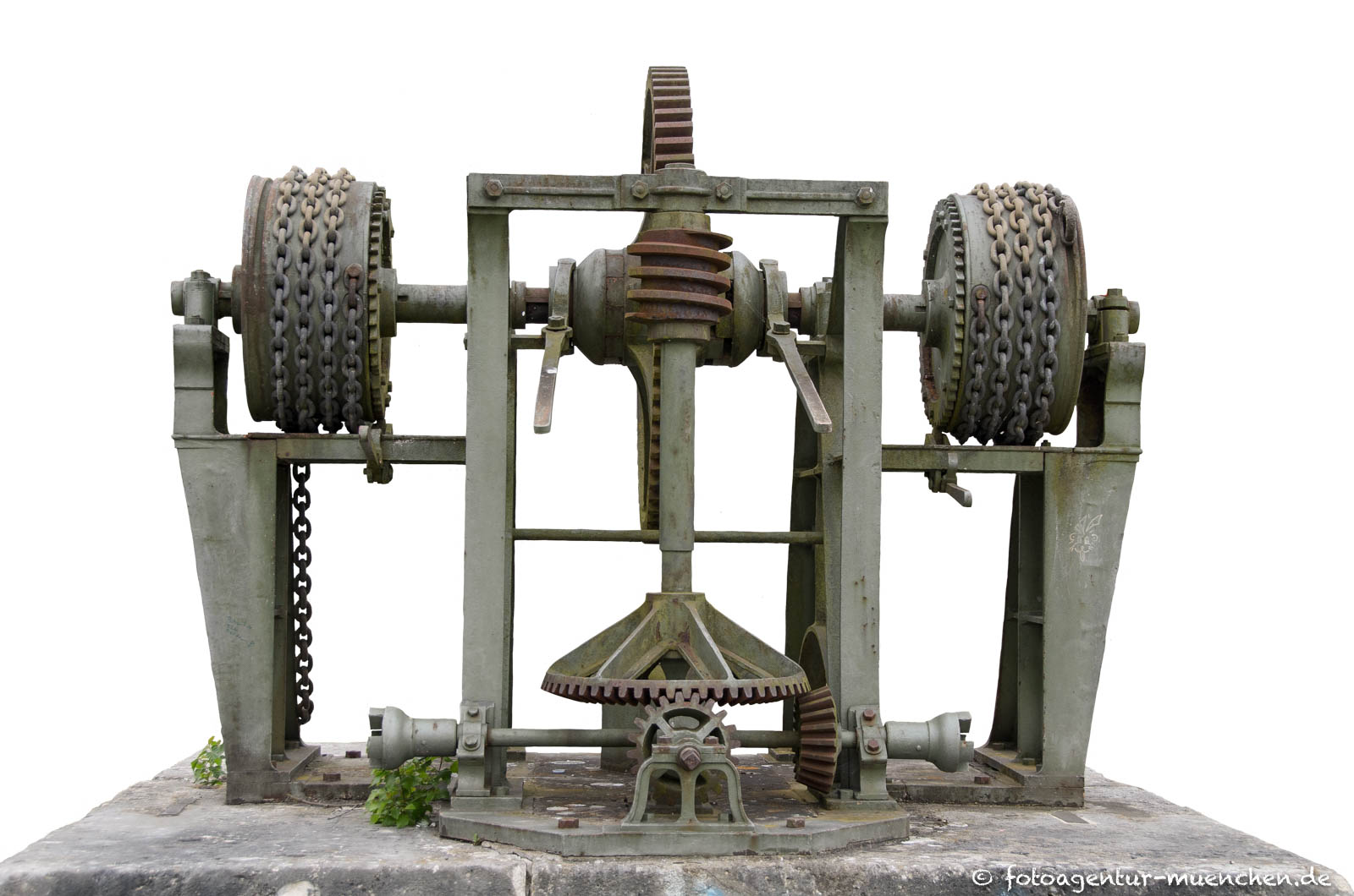 Kran-Mechanik im Kelheimer Hafen