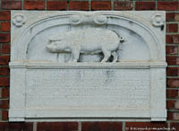 Gedenktafel - Schweineschlachthaus – Foto aus München