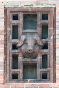 Relief im Schlachthof – Foto aus München