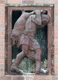 Relief im Schlachthof – Foto aus München