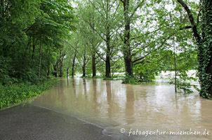 Hochwasser an der Isar – Foto aus München