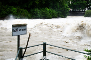 Hochwasser – Foto aus München