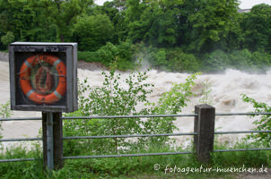 Hochwasser – Foto aus München