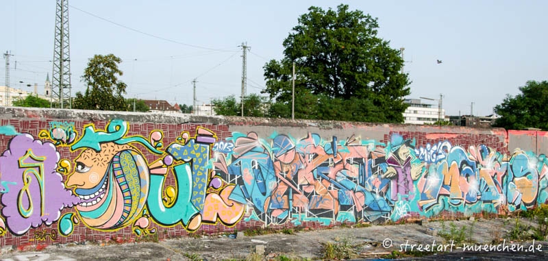 Graffiti im Viehhof