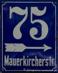Hausnummer - Mauerkirchnerstraße – Foto aus München