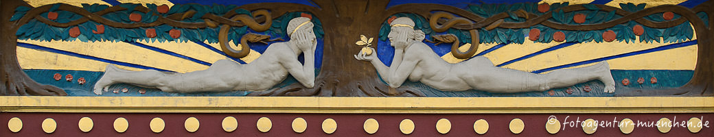 Jugendstil in der Ainmillerstraße – Foto aus München