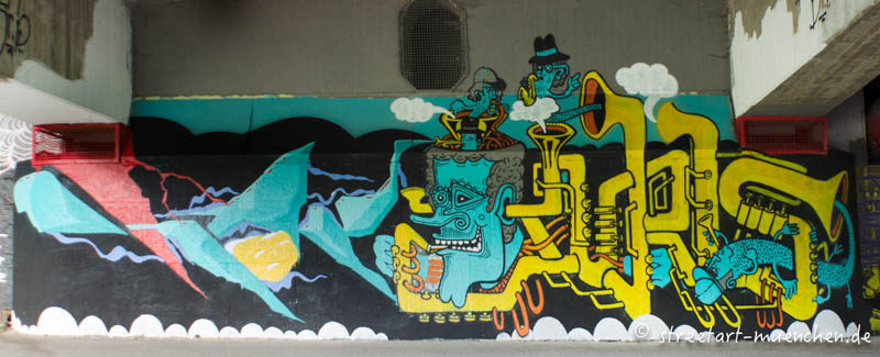 Graffiti - Brudermühlbrücke