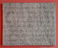 Gedenktafel - Regierung von Oberbayern – Foto aus München