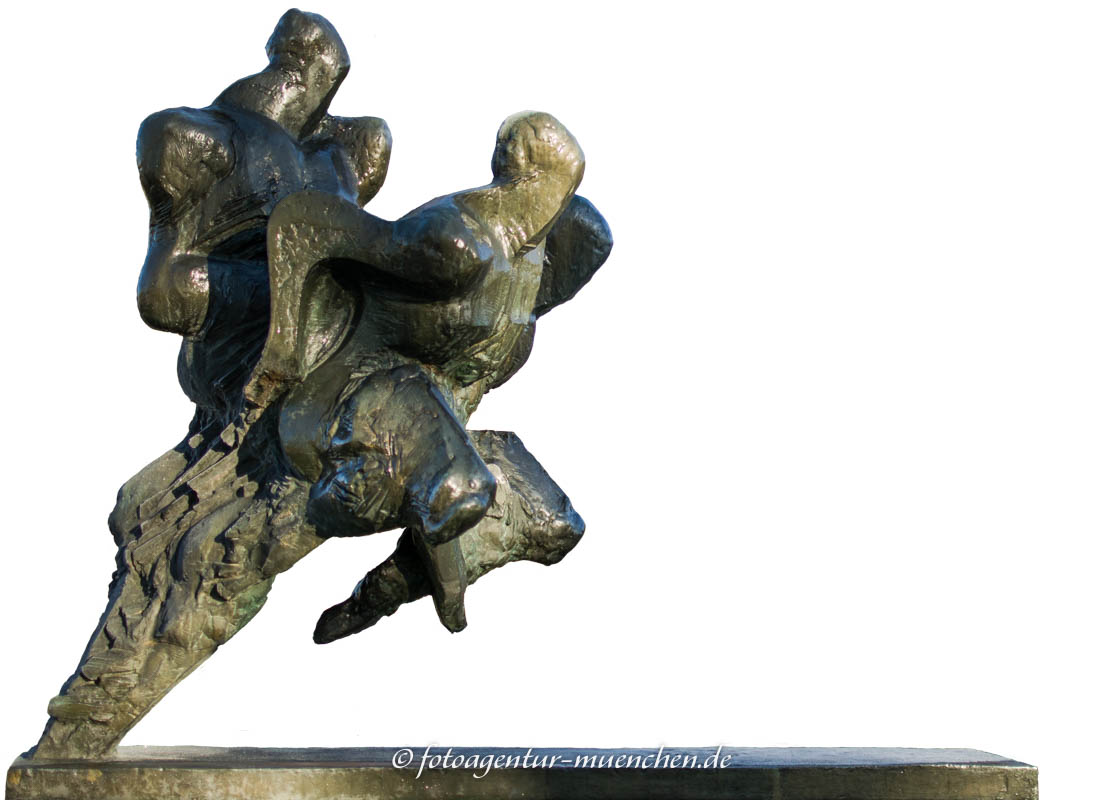 Bronzestatue zur Olympiade 1972