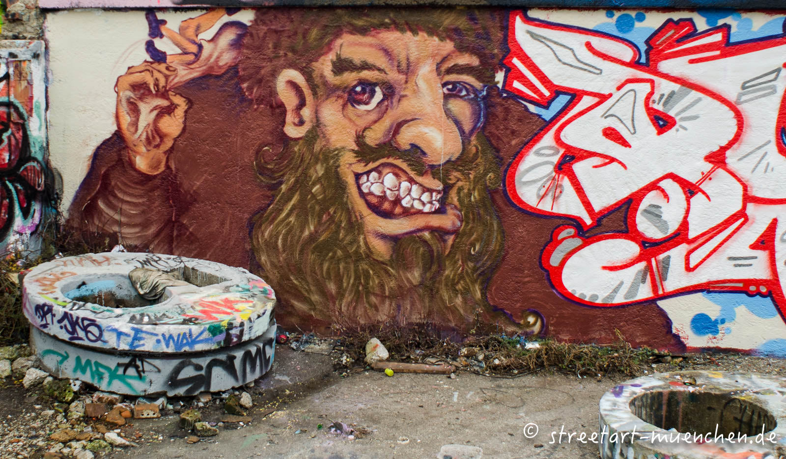 Graffiti im Viehhof