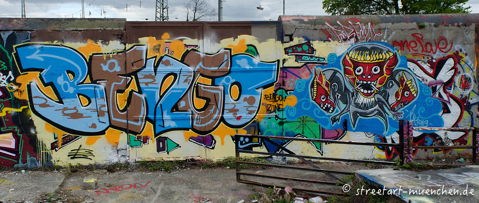 Graffiti im Viehhof