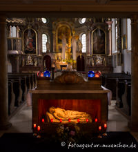 Heiliges Grab in der Alten Haidhauser Kirche – Foto aus München