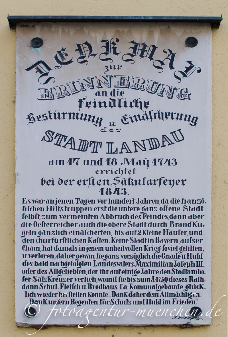 Gedenktafel Landau