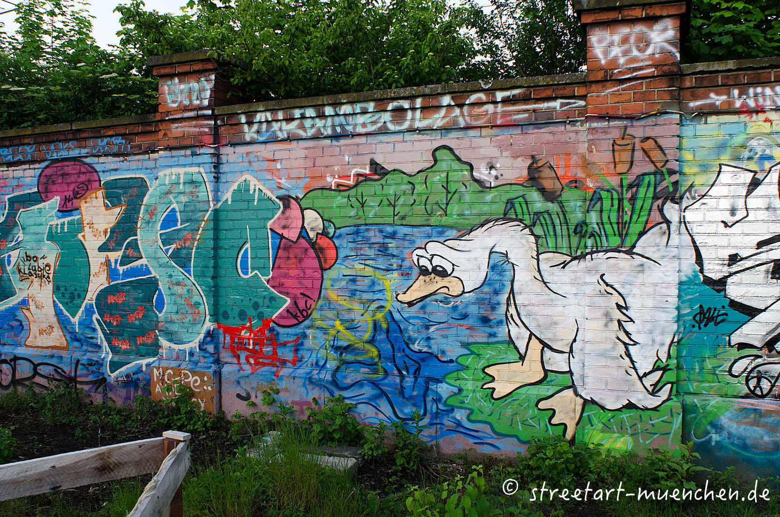 Graffiti im Viehhof
