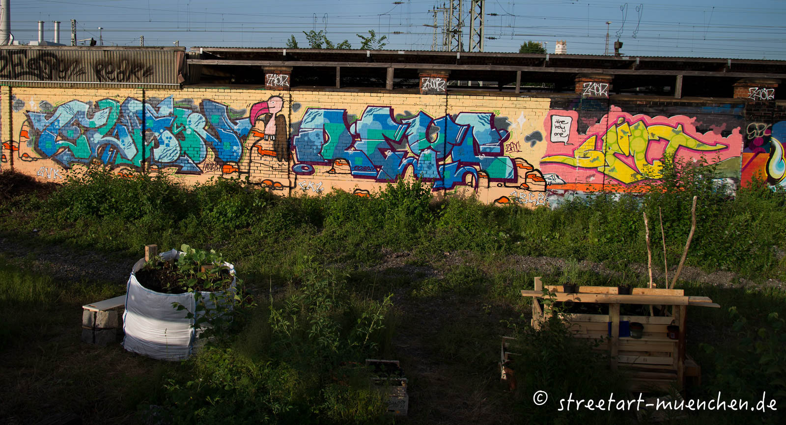 Graffiti im Viehhof