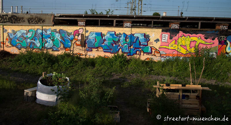 Graffiti im Viehhof