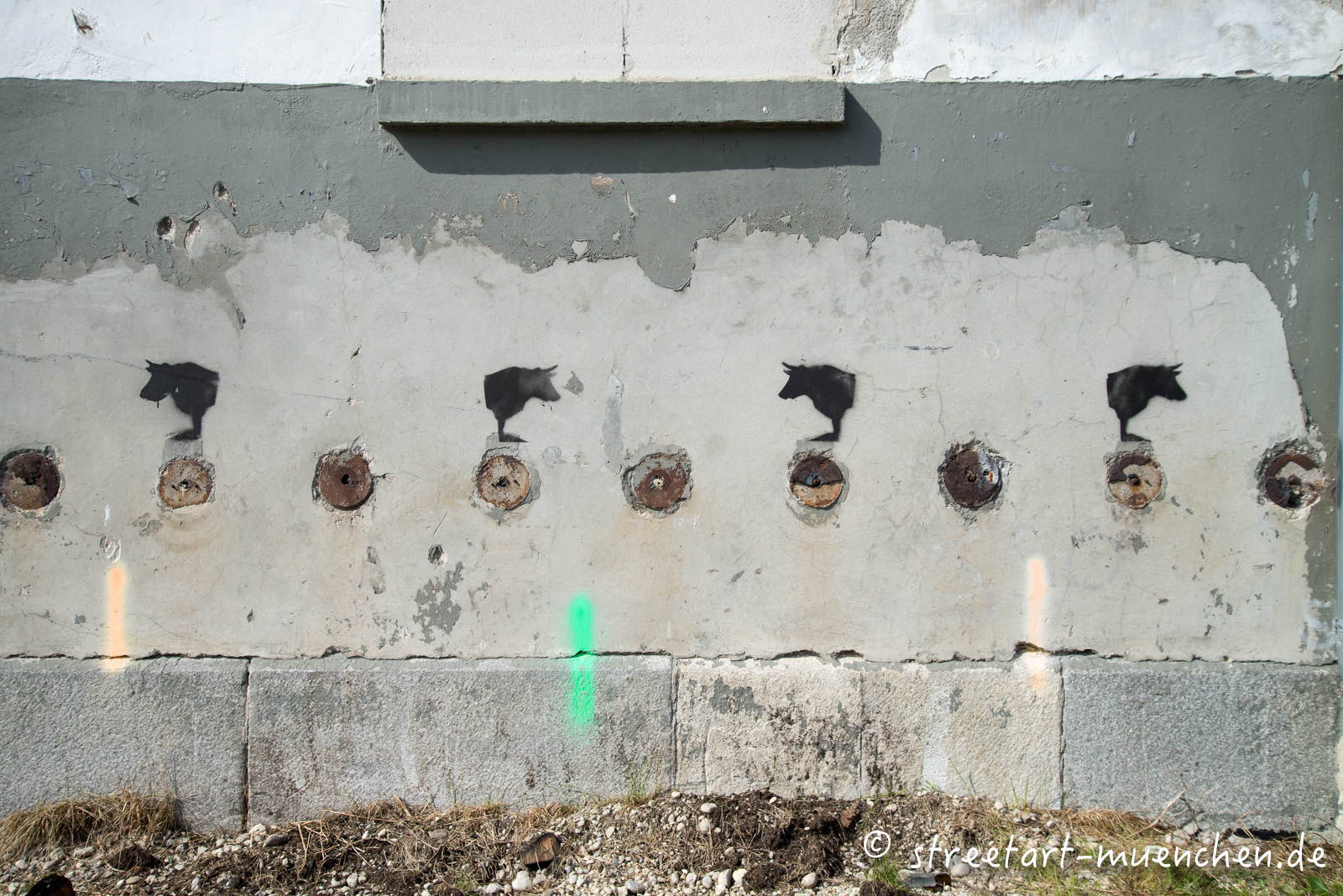 Stencils im Viehhof