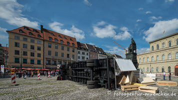 Trojanisches Pferd am Max-Joseph-Platz – Foto aus München