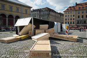 Trojanisches Pferd am Max-Joseph-Platz – Foto aus München