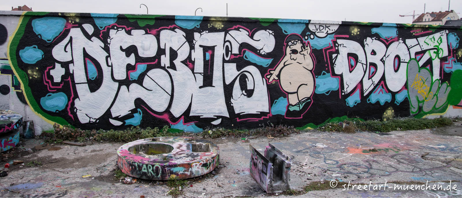 Graffiti im Viehhof
