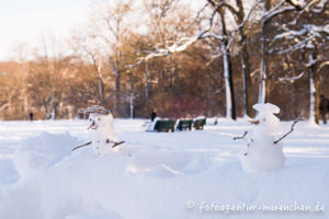 Winterliche Impression im Englischen Garten – Foto aus München