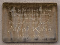 Gedenktafel - Alfred Kubin – Foto aus München