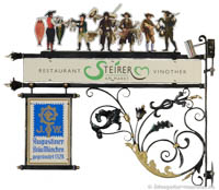 Nasenschild -Steirer am Markt – Foto aus München