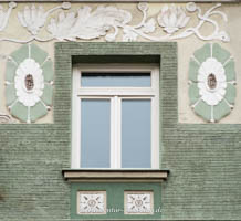 Jugendstil - Fenster – Foto aus München