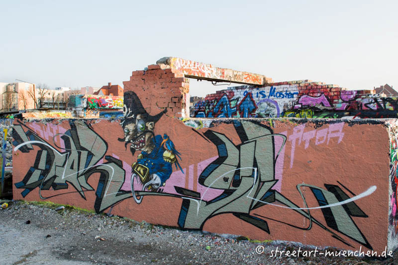Graffiti im Viehhof