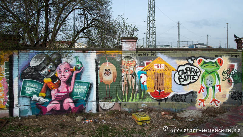 Graffiti im Viehhof