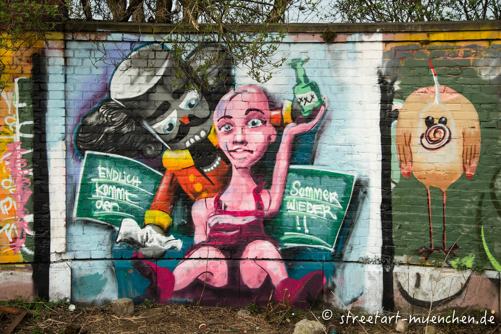 Graffiti im Viehhof