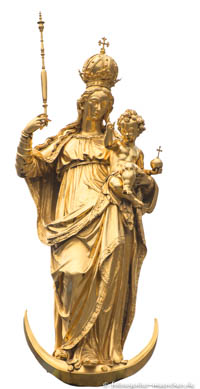 Marienstatue - Mariensäule – Foto aus München