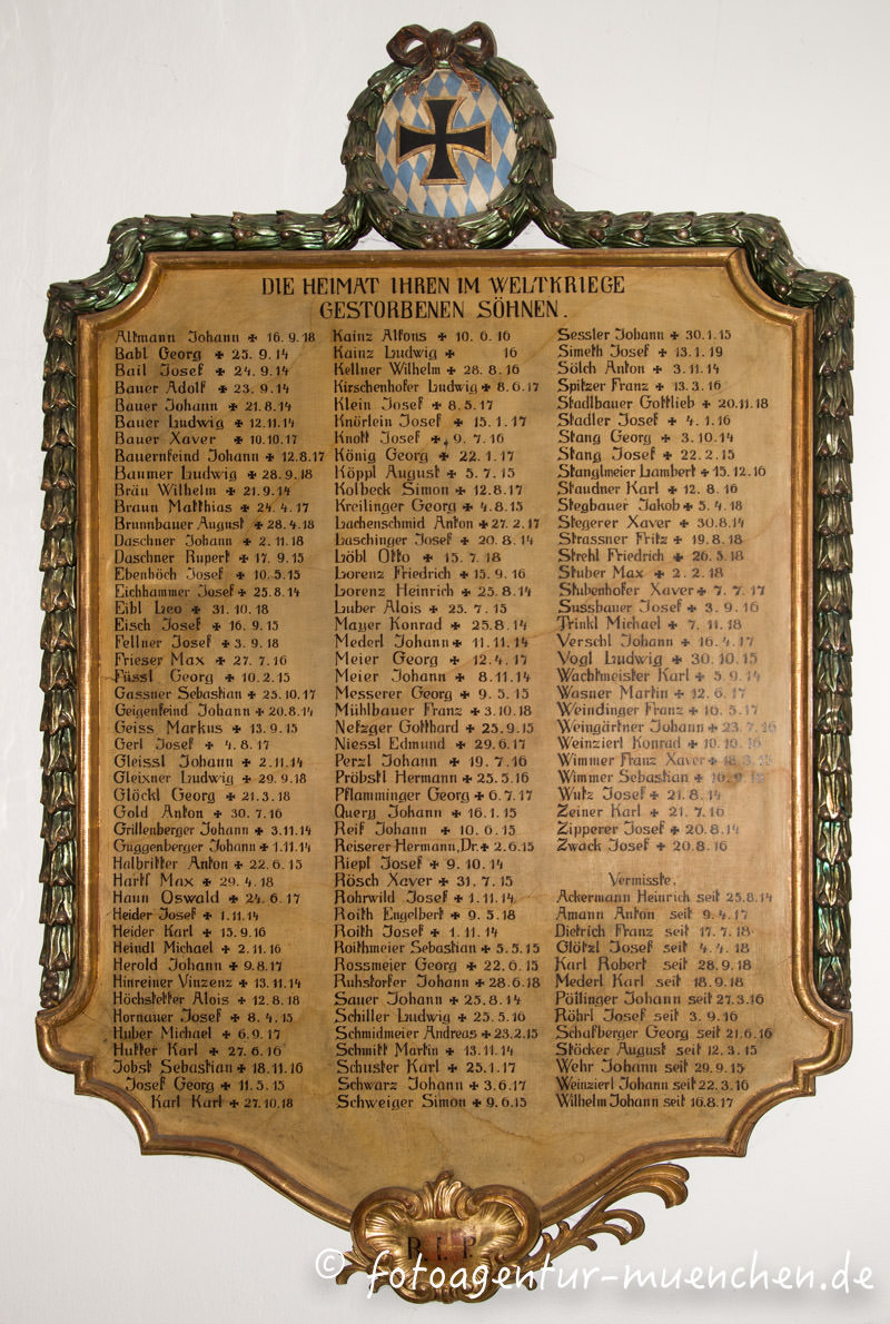 Kriegergedenktafel