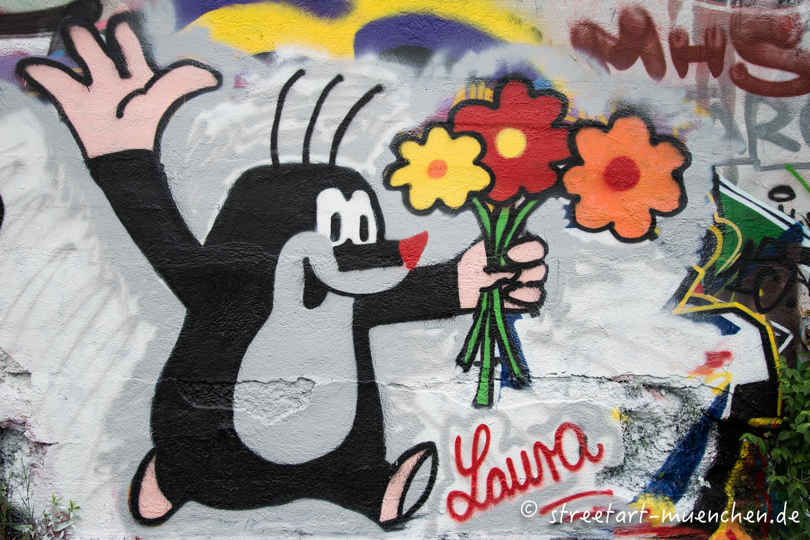 Graffiti im Viehhof