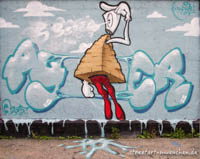 Graffiti im Viehhof