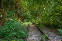 Schienen der ehemaligen Isartalbahn – Foto aus München