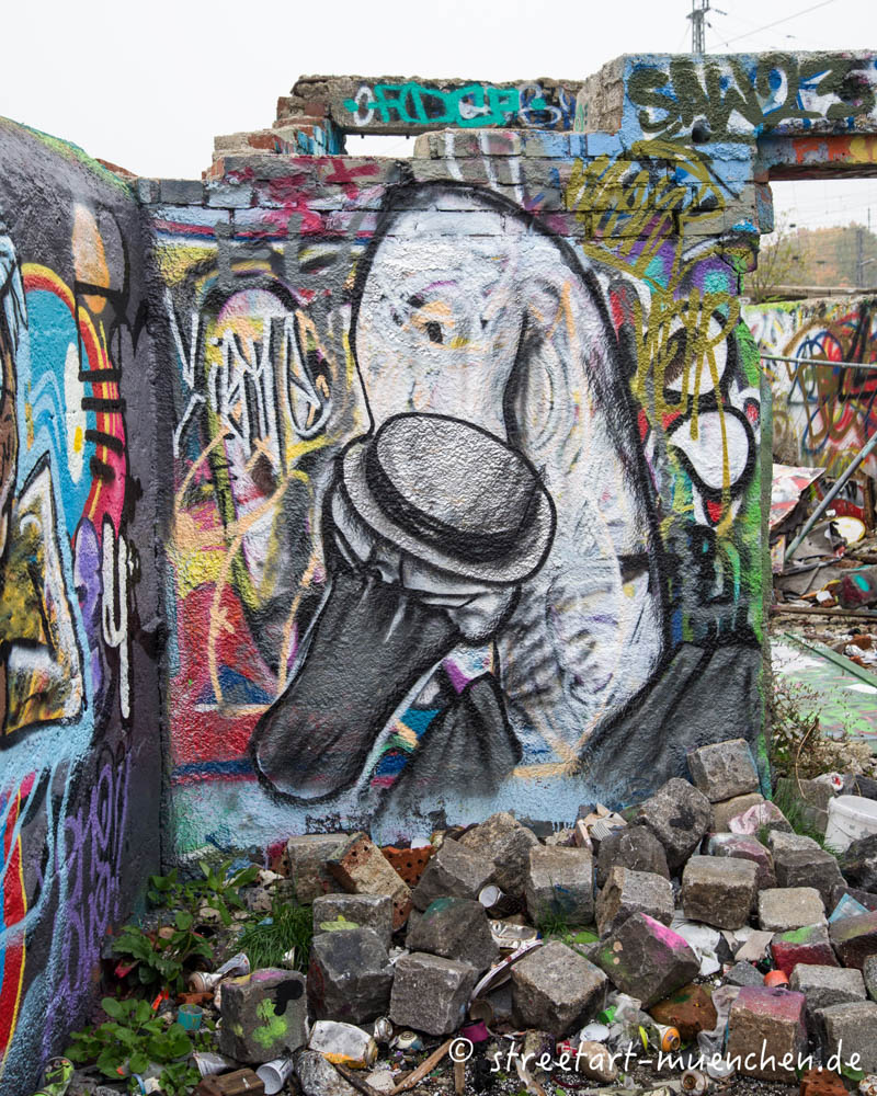 Graffiti im Viehhof