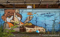 Graffiti im Viehhof