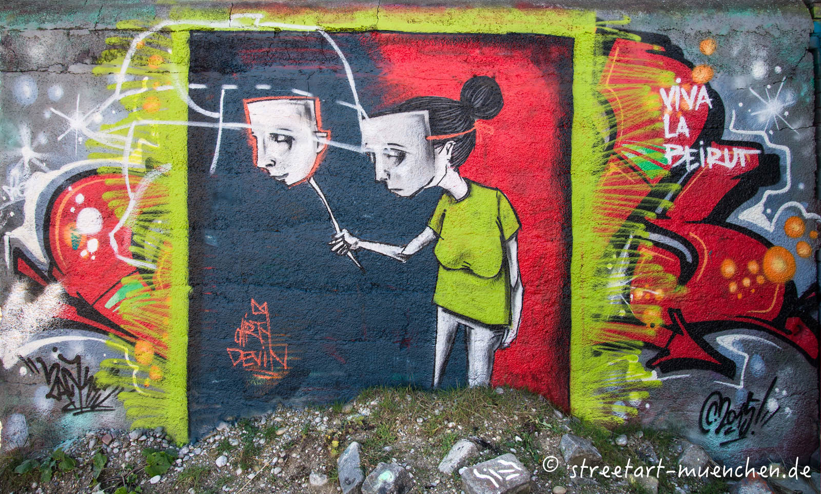 Graffiti im Viehhof