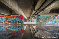 Graffiti - Brudermühlbrücke – Foto aus München